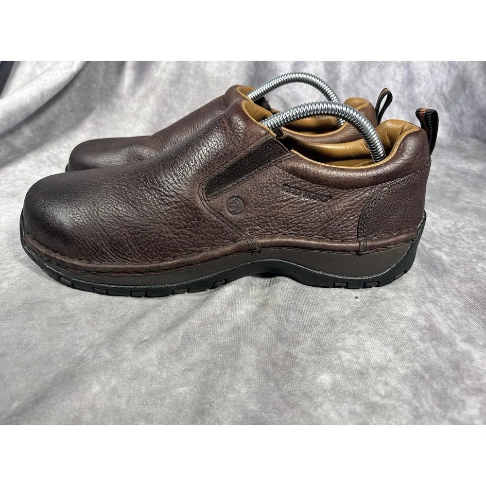 Red Wing Shoes Men's 9 Brown Leather Slip On Work Shoes Oil Slip Resistant